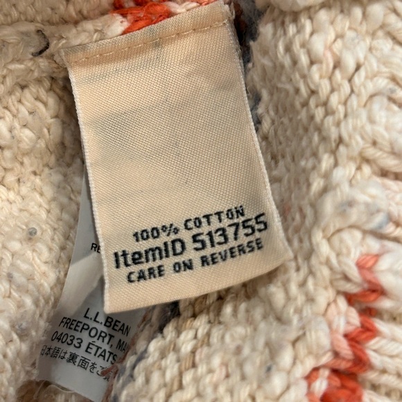 L.L.Bean 100% cotton Sweater (A0013) - Picture 6 of 9